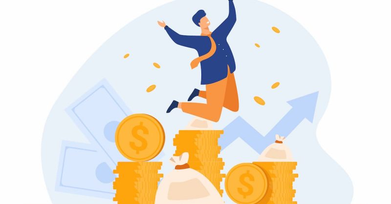 収益を伸ばして大金を稼ぐ人